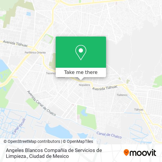 Angeles Blancos Compañía de Servicios de Limpieza. map