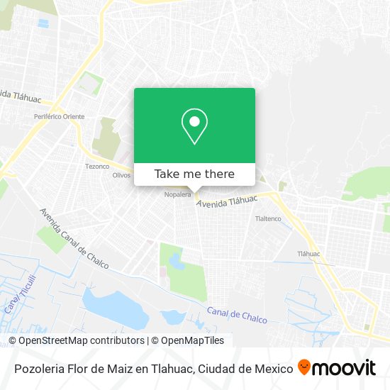 Pozoleria Flor de Maiz en Tlahuac map