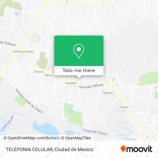 TELEFONIA CELULAR map