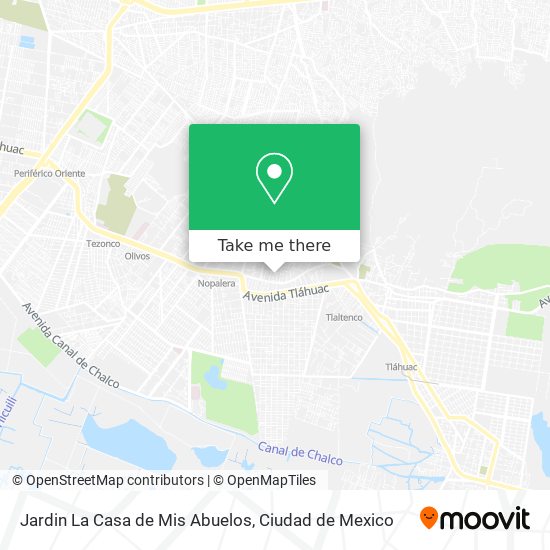 Jardin La Casa de Mis Abuelos map