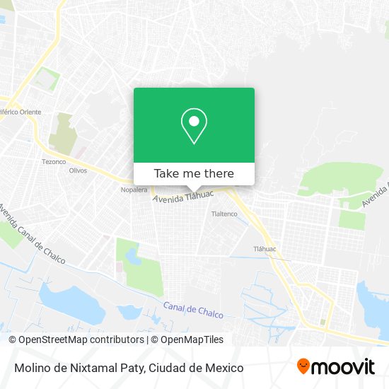 Molino de Nixtamal Paty map