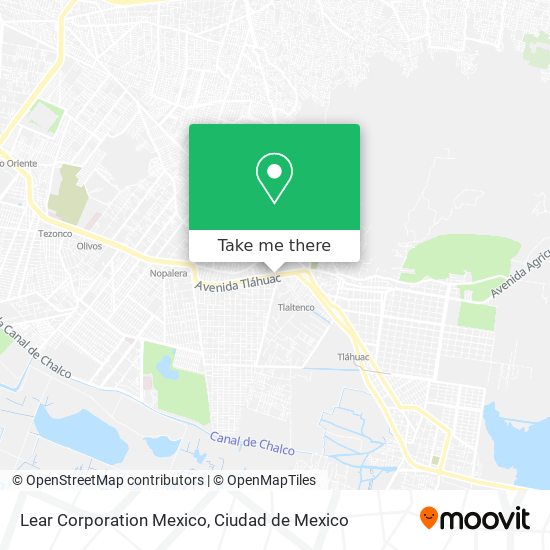 Lear Corporation Mexico map