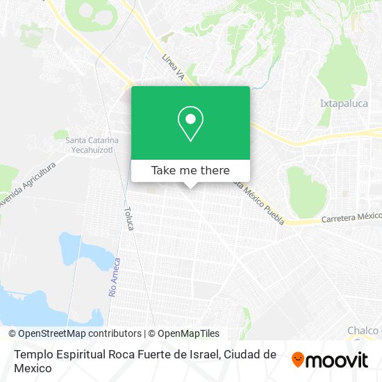 Mapa de Templo Espiritual Roca Fuerte de Israel