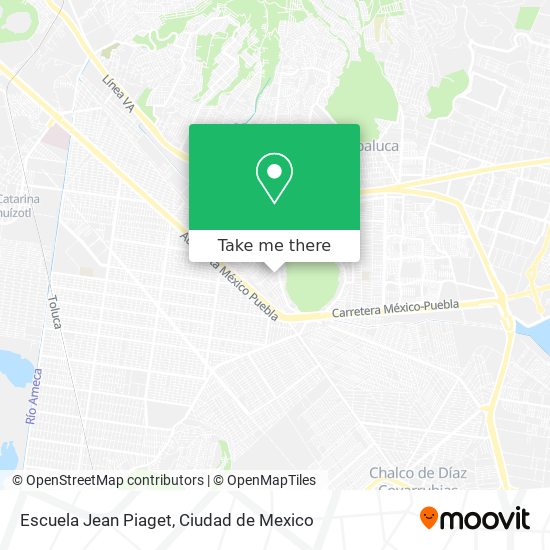 Mapa de Escuela Jean Piaget