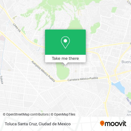 Mapa de Toluca Santa Cruz