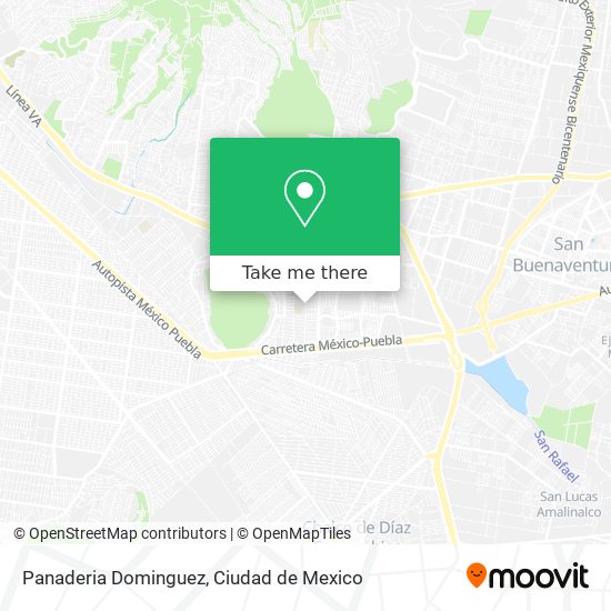 Panaderia Dominguez map