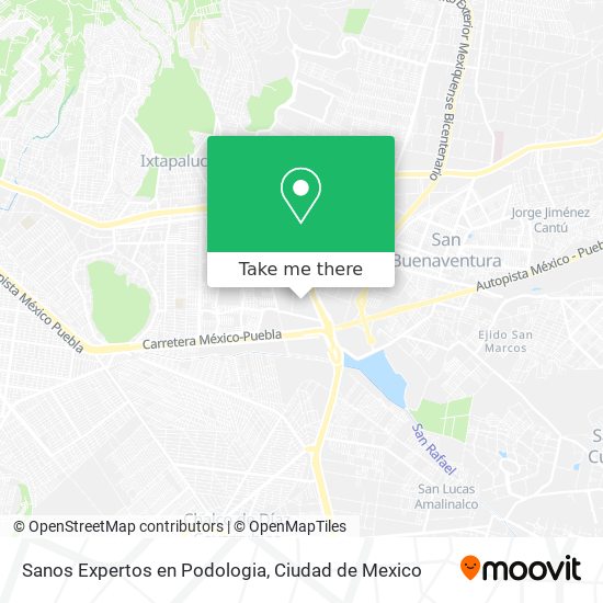 Mapa de Sanos Expertos en Podologia