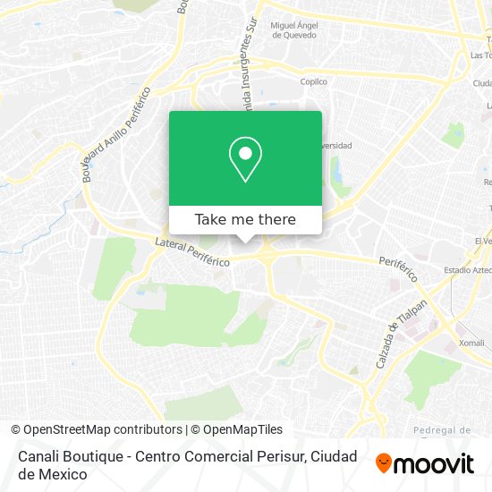 Canali Boutique - Centro Comercial Perisur map