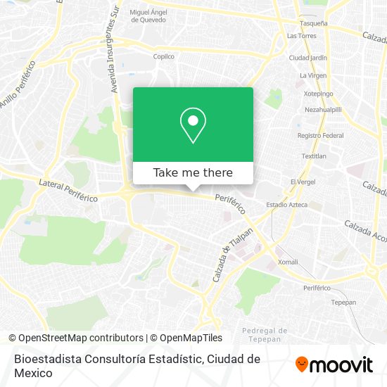 Mapa de Bioestadista Consultoría Estadístic