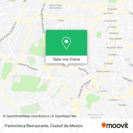 Paninoteca Restaurante map