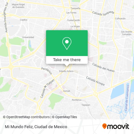 Mapa de Mi Mundo Feliz