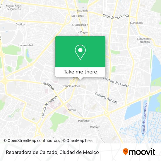 Reparadora de Calzado map