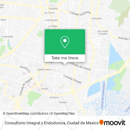 Mapa de Consultorio Integral y Endodoncia