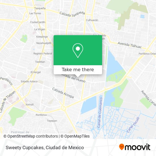 Sweety Cupcakes map