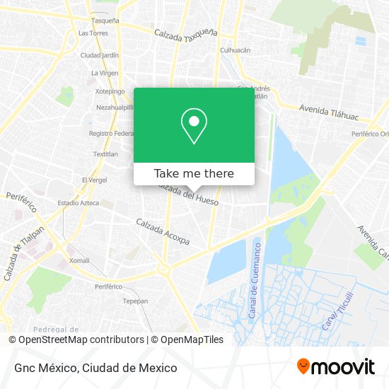 Gnc México map