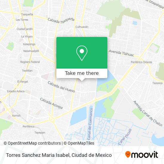 Mapa de Torres Sanchez Maria Isabel