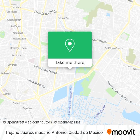 Trujano Juárez, macario Antonio map