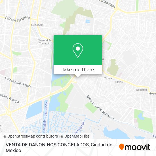 VENTA DE DANONINOS CONGELADOS map