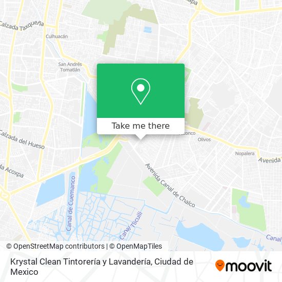 Krystal Clean Tintorería y Lavandería map