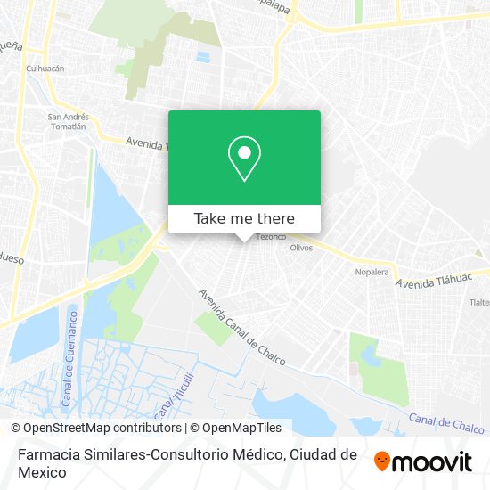 Farmacia Similares-Consultorio Médico map