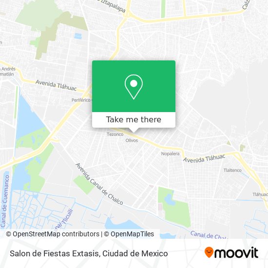 Salon de Fiestas Extasis map
