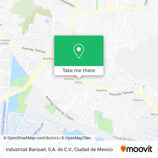 Industrias Barquet, S.A. de C.V. map