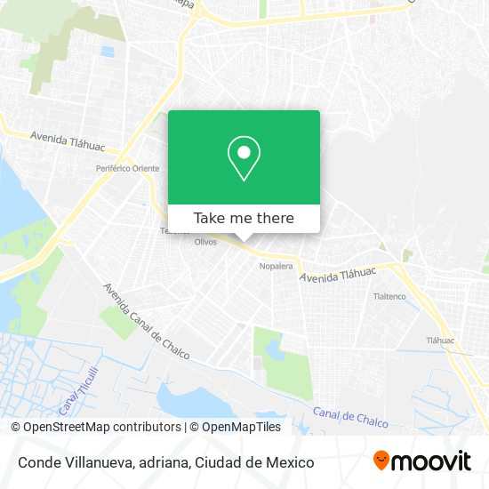Mapa de Conde Villanueva, adriana