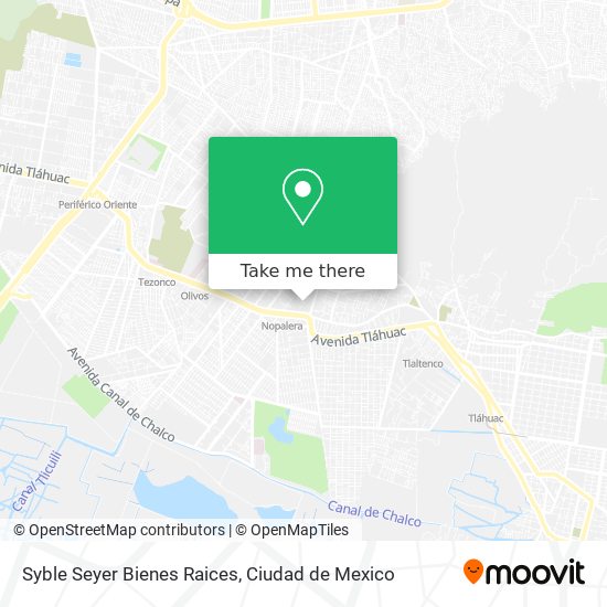 Mapa de Syble Seyer Bienes Raices