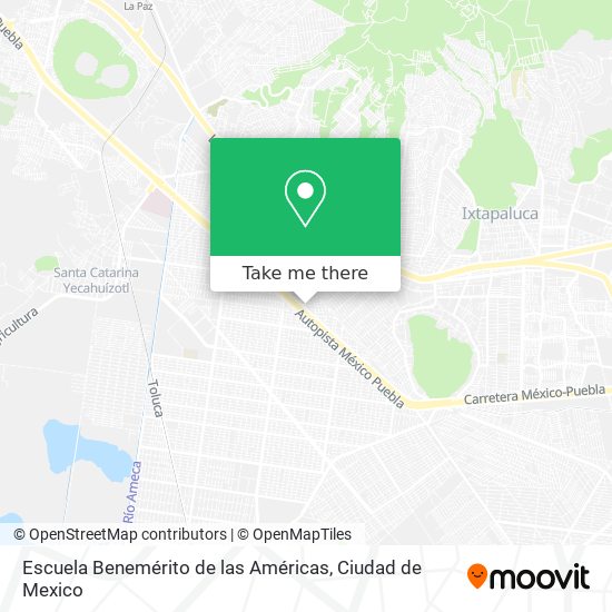 Escuela Benemérito de las Américas map