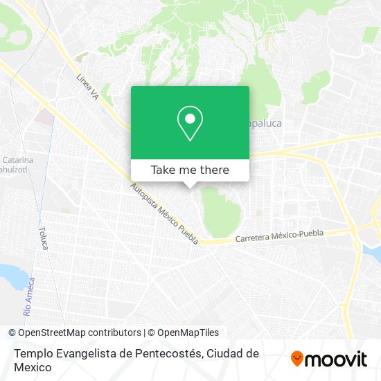 Templo Evangelista de Pentecostés map