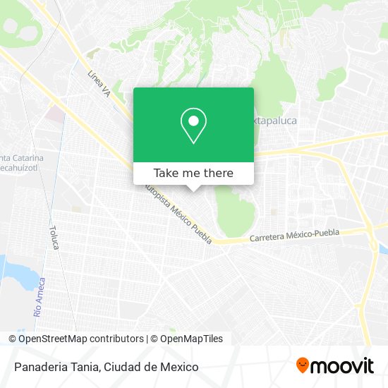 Mapa de Panaderia Tania