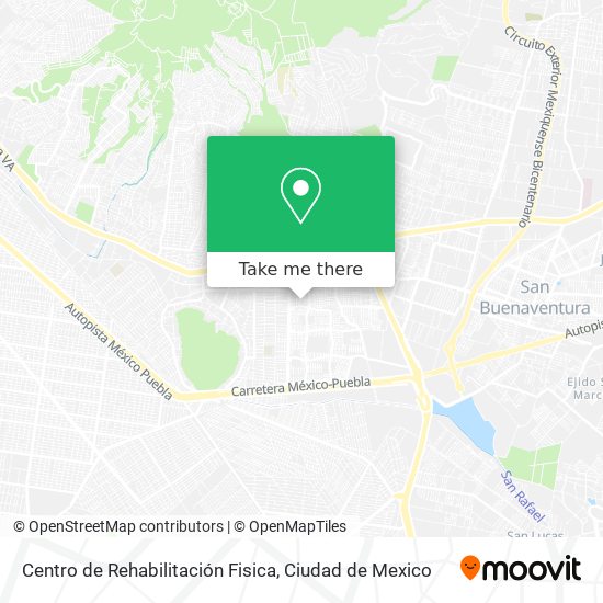 Centro de Rehabilitación Fisica map