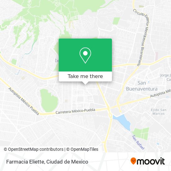 Mapa de Farmacia Eliette