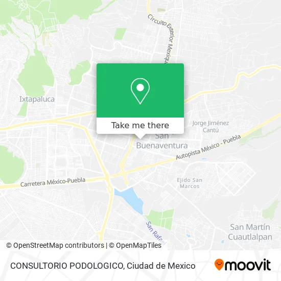 CONSULTORIO PODOLOGICO map