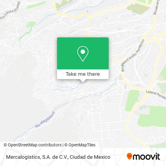 Mapa de Mercalogistics, S.A. de C.V.