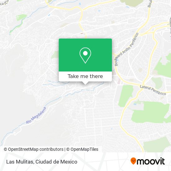 Las Mulitas map