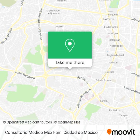 Consultorio Medico Mex Fam map