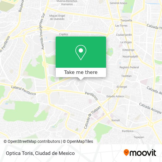 Mapa de Optica Toris