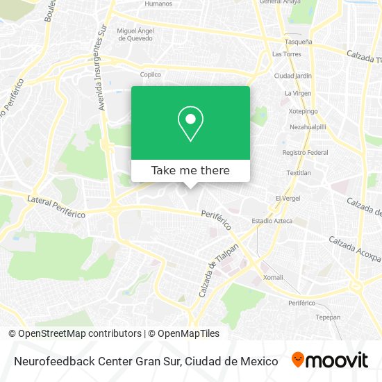 Neurofeedback Center Gran Sur map