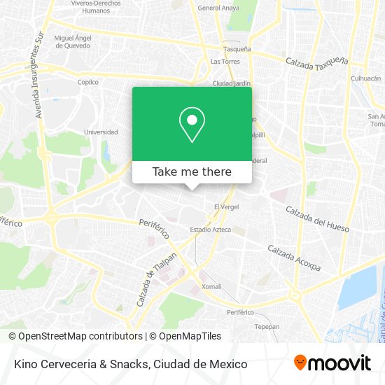 Kino Cerveceria & Snacks map