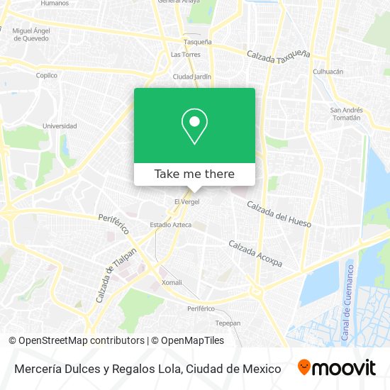 Mapa de Mercería Dulces y Regalos Lola