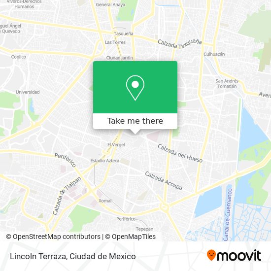 Mapa de Lincoln Terraza