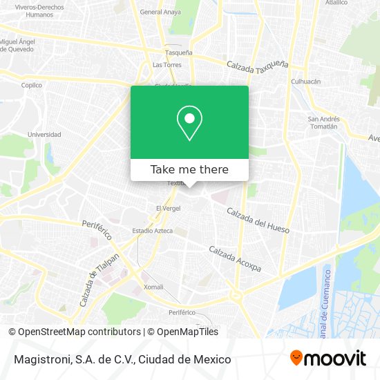 Mapa de Magistroni, S.A. de C.V.