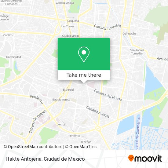 Mapa de Itakte Antojeria