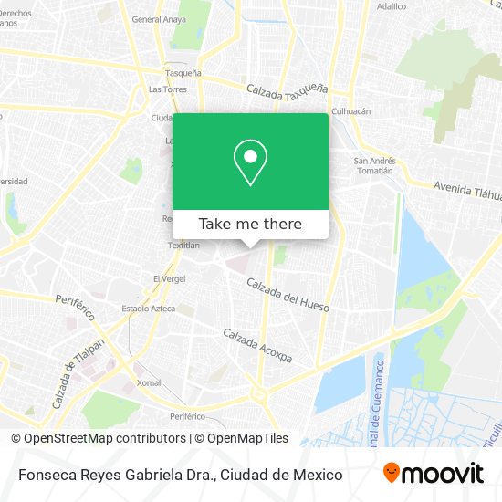 Fonseca Reyes Gabriela Dra. map