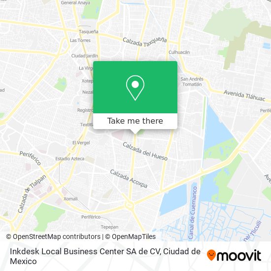 Inkdesk Local Business Center SA de CV map