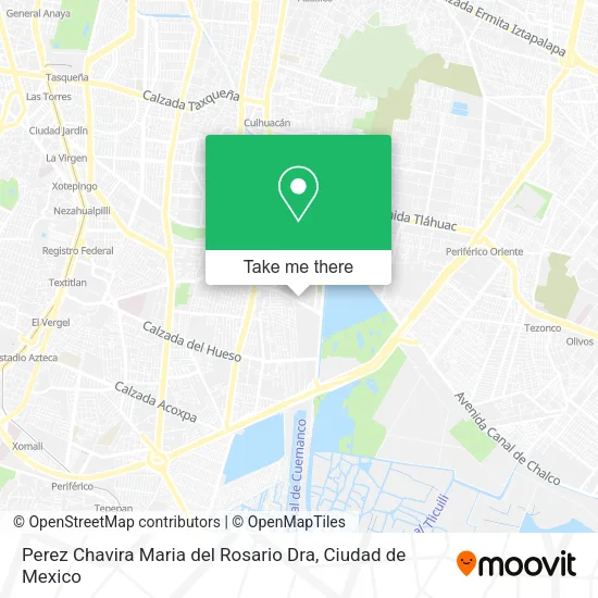 Mapa de Perez Chavira Maria del Rosario Dra