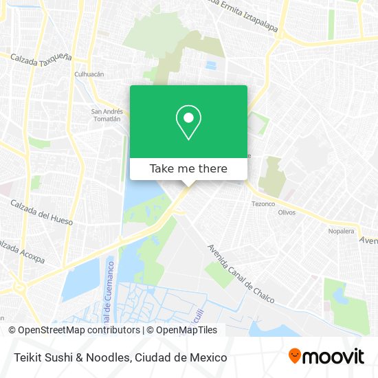 Mapa de Teikit Sushi & Noodles