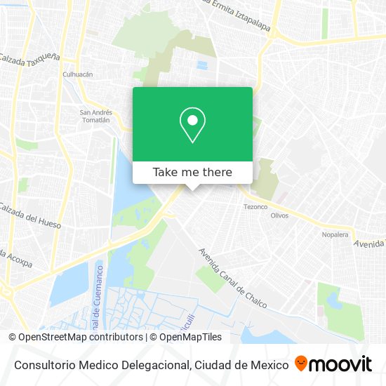 Mapa de Consultorio Medico Delegacional