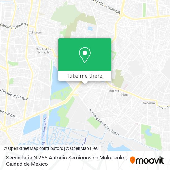 Secundaria N.255 Antonio Semionovich Makarenko map